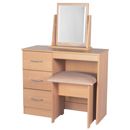 Tara beech vanity dressing table