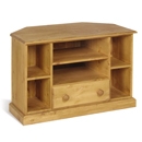 Tarka Solid Pine Corner TV Unit