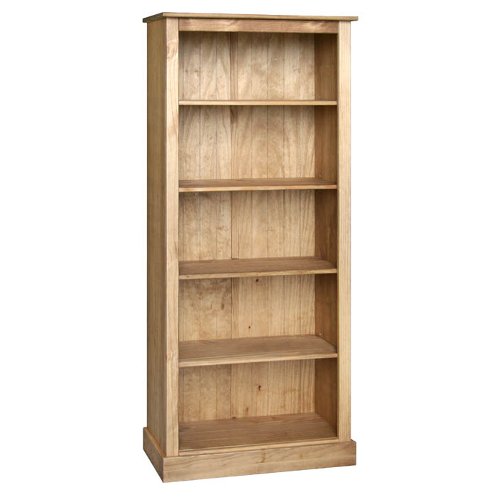 Santa Fe Open Pine Bookcase