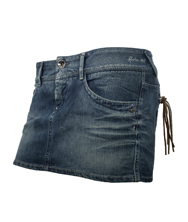 Gas Harlem Denim Mini Skirt