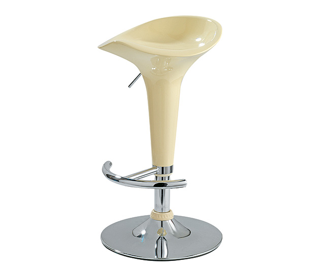 Lift Bar Stool Cream Pair (Cream and Red)