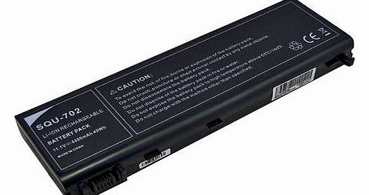 4400mAh 6cell SQU-702/ARGO Replacement Laptop Battery for Advent 9915W; P-B EasyNote MZ45/ARGO G; Datron PL3C AL-096