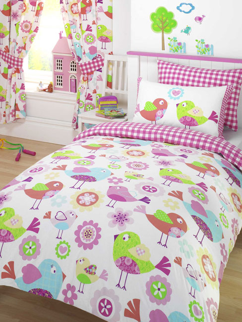 Tweet Tweet Double Duvet Cover and Pillowcase Set