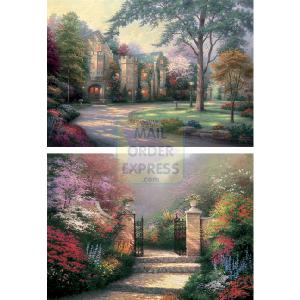 s Beyond Summer Gate and Victorian Garden 2 x 500 Piece Jigsaw Puzzles