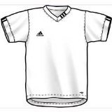 ADIDAS Functional V Neck Unisex Training Shirt (505287), Extra Small