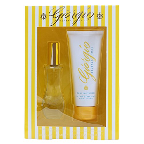 Giorgio Yellow by Giorgio Beverly Hills Eau de Toilette Spray 90ml & Body Lotion 200ml