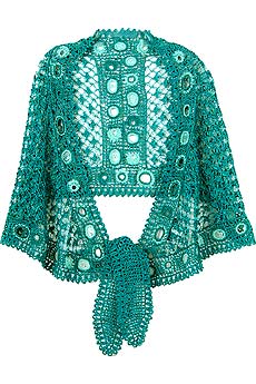 Cotton blend capelet