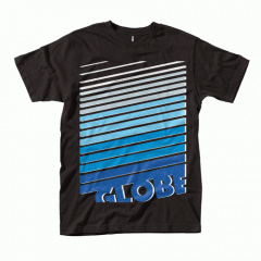 Mens GLOBE Kickback Organic Tee Black