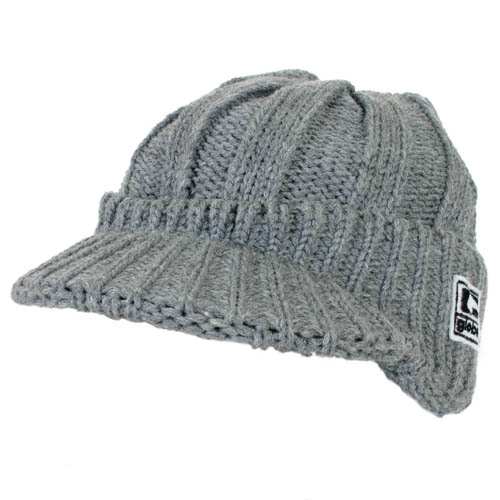 GLOBE Mens GLOBE Neo Peak Beanie Light Grey