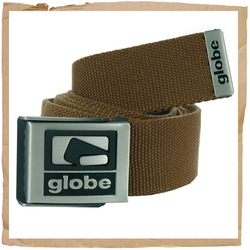 Globe Squared Belt Brown