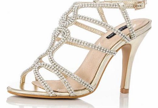 Diamante Loop Sandals