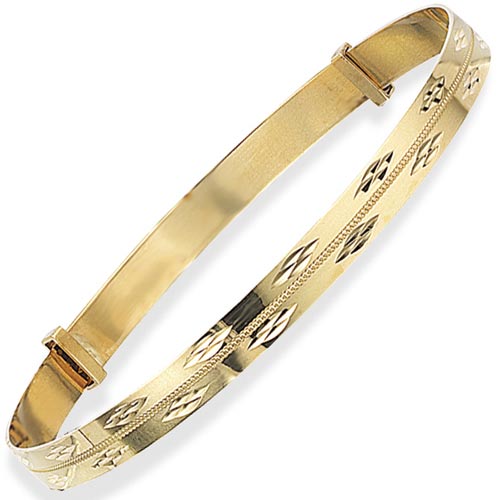 9ct Yellow Gold Expandable Bangle