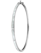 9ct Gold 0.80ct Diamond Set Bangle