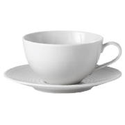 Gordon Ramsay 4 pack Tea Cup and Saucers, Grey