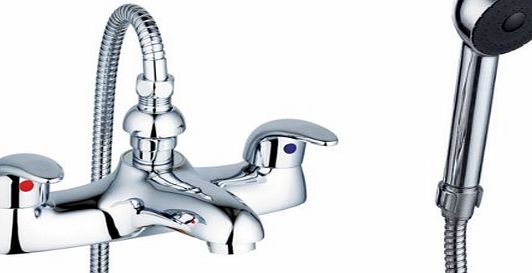 Grand Taps Bath Mixer Tap With Shower Attachment (Aero 4)