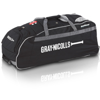 Nicolls Xiphos Cricket Bag - Black/Silver.