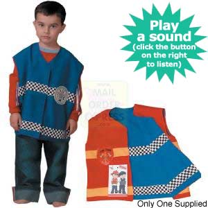 Animal Tales Policeman Fireman Waistcoat