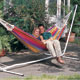 Green Double Brazilian Hammock Frame