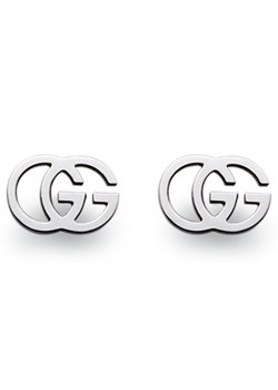 GG Tissue 18ct Gold Stud Earrings