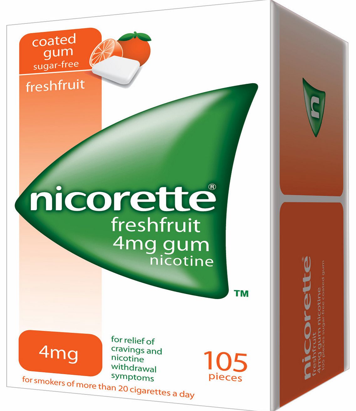 Nicorette Freshfruit 4mg Gum