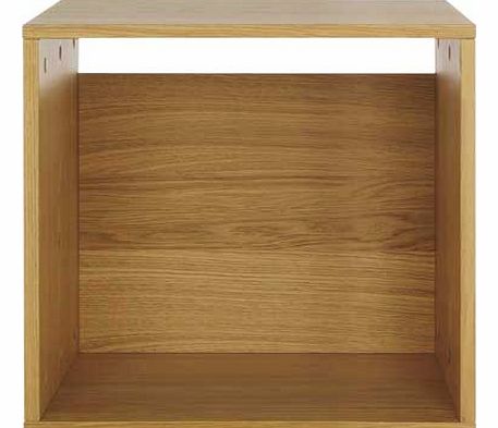 Bocksey Small Open Box - Oak