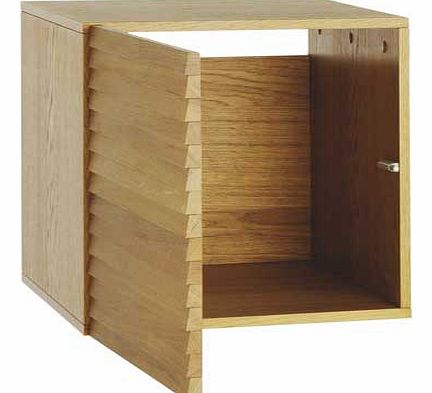 Bocksey Small Slatted Box - Oak