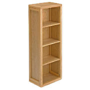 Hampshire Oak Shelving Cabinet Floor Standing