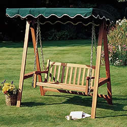 Hardwood Swing Bench