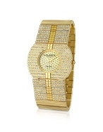 Honey Round - Swarovski Crystal Gold Plated