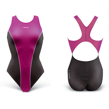 Ladies V Panel Swimsuit