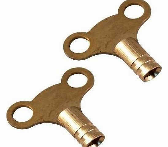 SOLID BRASS RADIATOR BLEED KEYS - PLUMBING TOOL KEY *** BUY ONE GET ONE FREE **