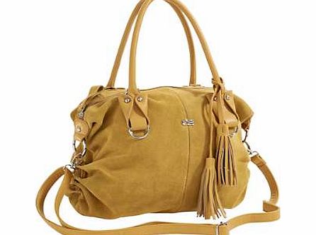 Heine Ruched Leather Handbag