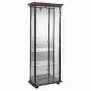 Double Glass Display Cabinet, Wenge