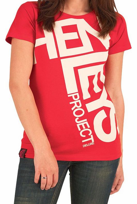 Womens Lockdown 2 T-Shirt Tomato Red