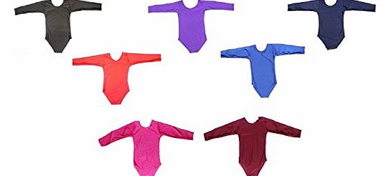 School Sport Dance or Gymnastics Leotard (7-8 Years, Fuchsia Pink)