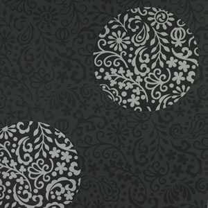 K2 Circulo Wallpaper Black 10183