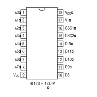 HT12D-18DIP REMOTE CONTROL DECODER (RC)