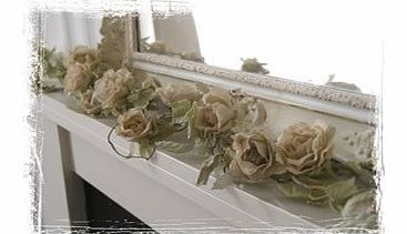 Cream Rose Flower Garland 6ft / 180cm length