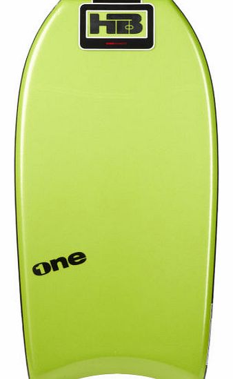 Mens Hot Buttered One PE Green Bodyboard - 41.5