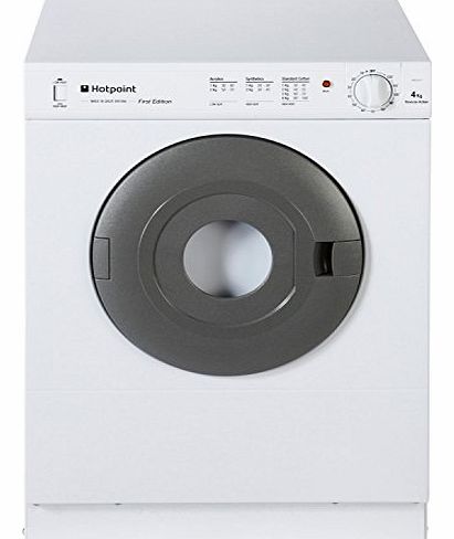 V4D01P 4kg Compact Freestanding Vented Tumble Dryer Polar White