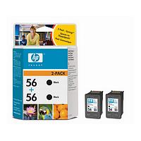 HP No.56 Black Print Cartridge (2 Pack)