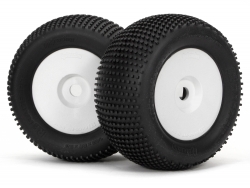 Hpi Nubz Truck Tyre /Wht Dish Whel (1 Pr) S-cmpd for