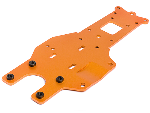 Rear Chassis Plate Orange Baja 5B SS