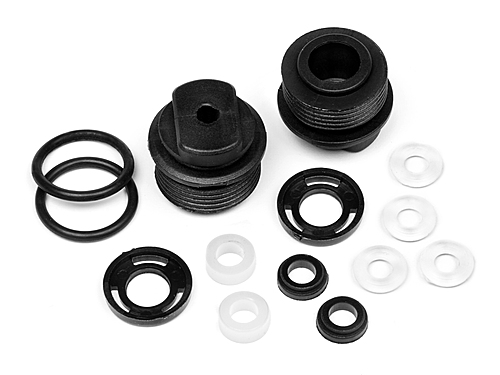 Shock Bottom Cap Set For HPA720 (Assembled/2Pcs)