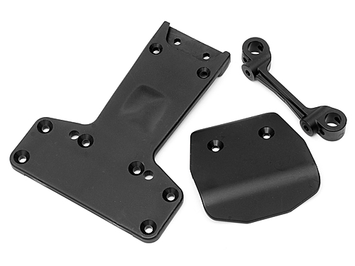 Skid Plate & Rear Chassis Set (E-Firestorm)