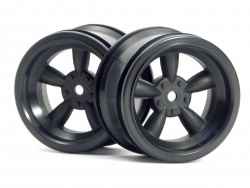 Hpi Vint 5 Spoke Whl 31mm/6mm Oset Black Chr for