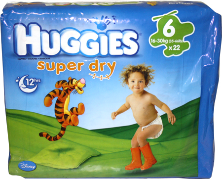 Super Dry Nappies Size 6 (16-30kg/35-66lb)