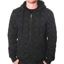 Contra Sherpa Zip Hoody - Black