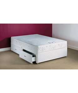 Berkshire Pocket Memory Kingsize Divan - 4 Drawer