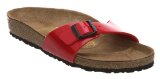 Birkenstock Madrid 1 Bar Mule Red Patent - 6 Uk